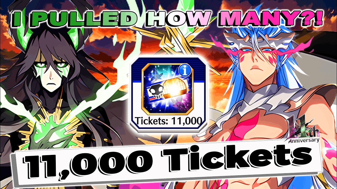 11 ТЫС. БИЛЕТОВ &mdash; СКОЛЬКО ЮБИЛЕЙНЫХ ПЕРСОНАЖЕЙ МЫ ПОЛУЧИМ?? Bleach Brave Souls