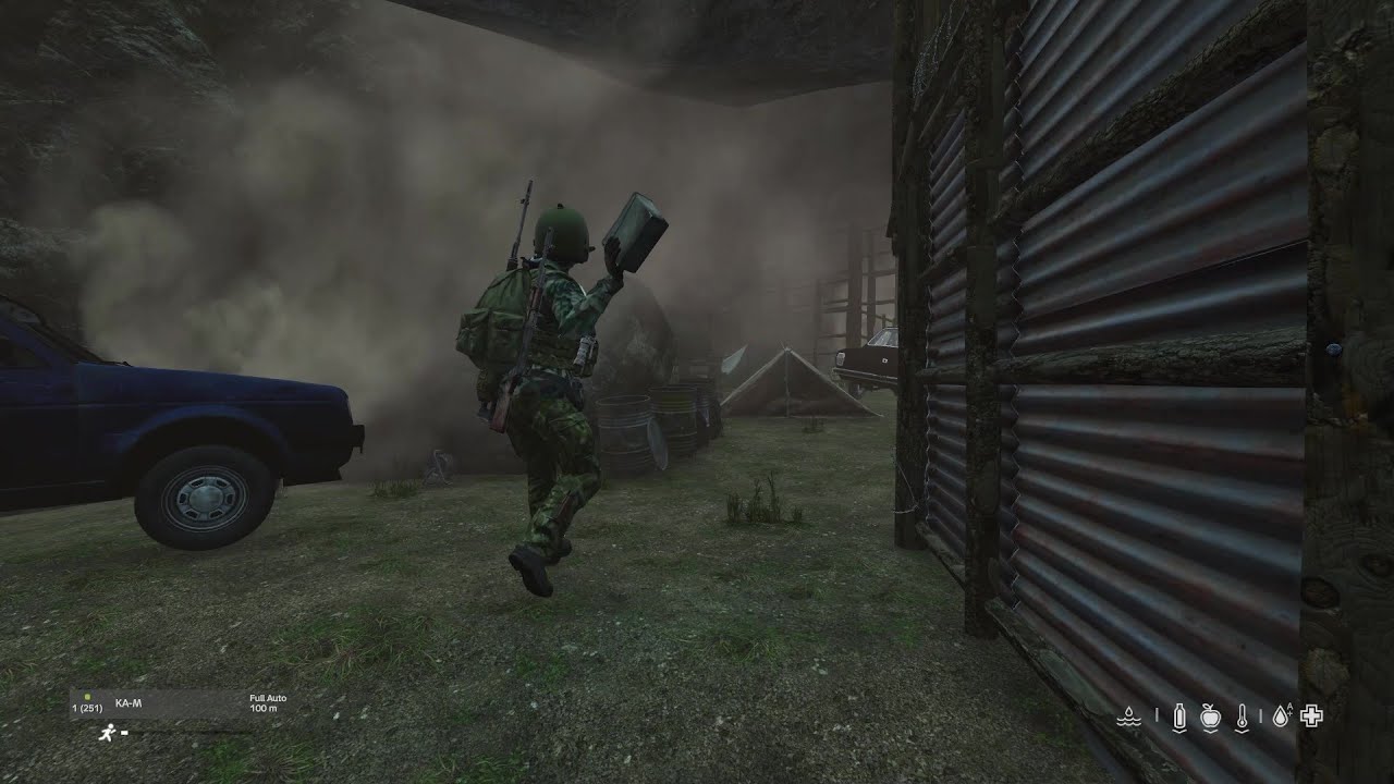 ADMIN VIEW 009 - 20 gate French Vanilla base raid  - DayZ