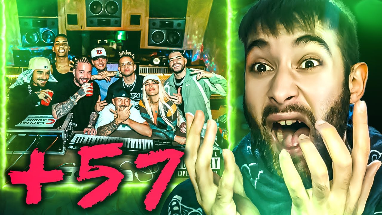 REACCION a +57 - KAROL G, Feid, DFZM, J Balvin, Maluma, Ryan Castro, Blessd, Ovy On The Drums