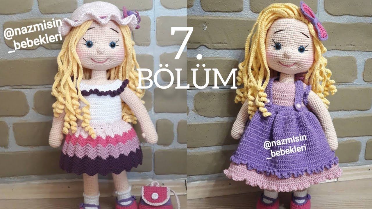 AMİGURUMİ YENİ BAŞLAYANLAR İÇİN KOLAY BEBEK 7.BÖLÜM