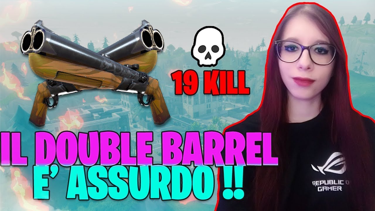 IL DOUBLE BARREL E' DEVASTANTE! 19 KILL SOLO GAMEPLAY - FORTNITE ITA