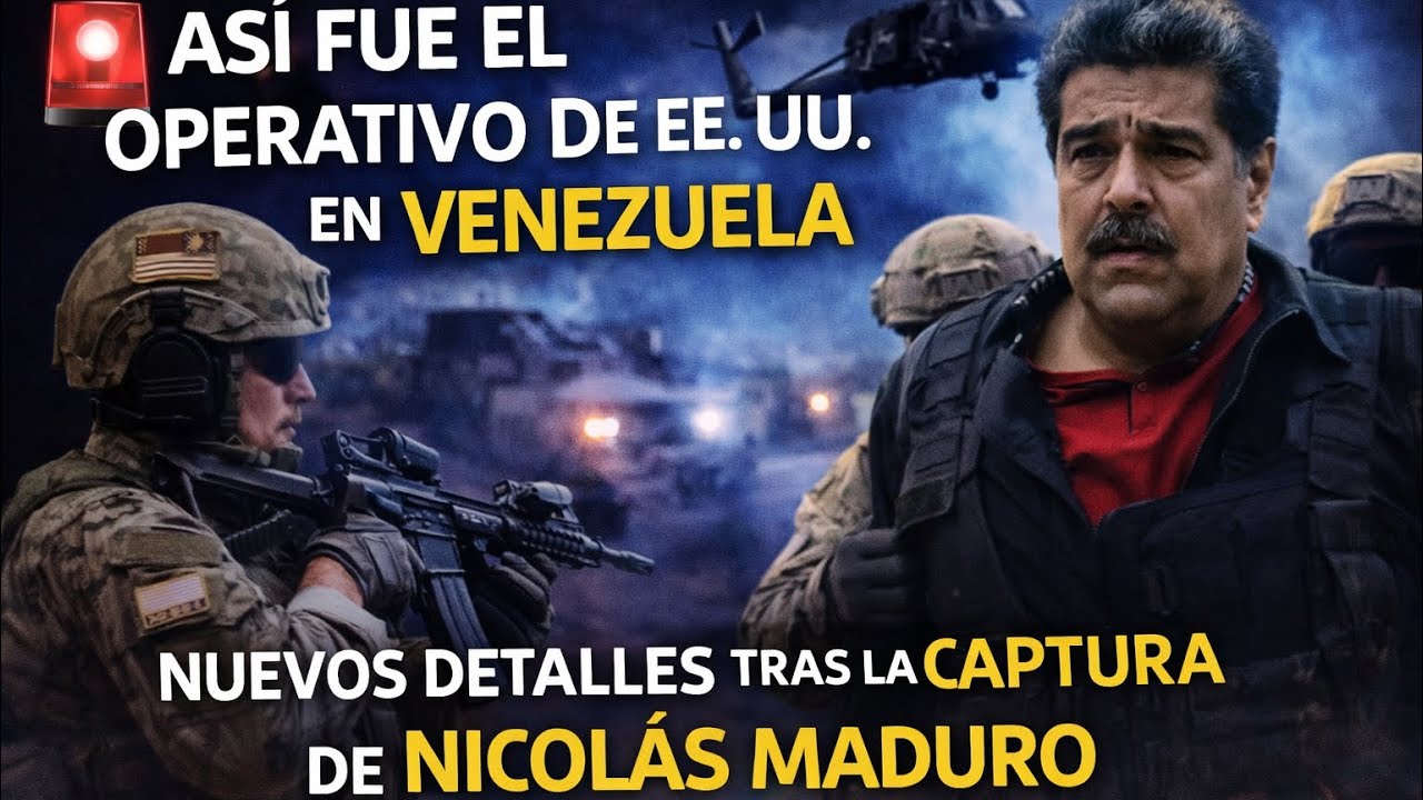 🚨 ASÍ FUE EL OPERATIVO DE EE. UU. EN VENEZUELA | NUEVOS DETALLES TRAS LA CAPTURA DE NICOLÁS MADURO