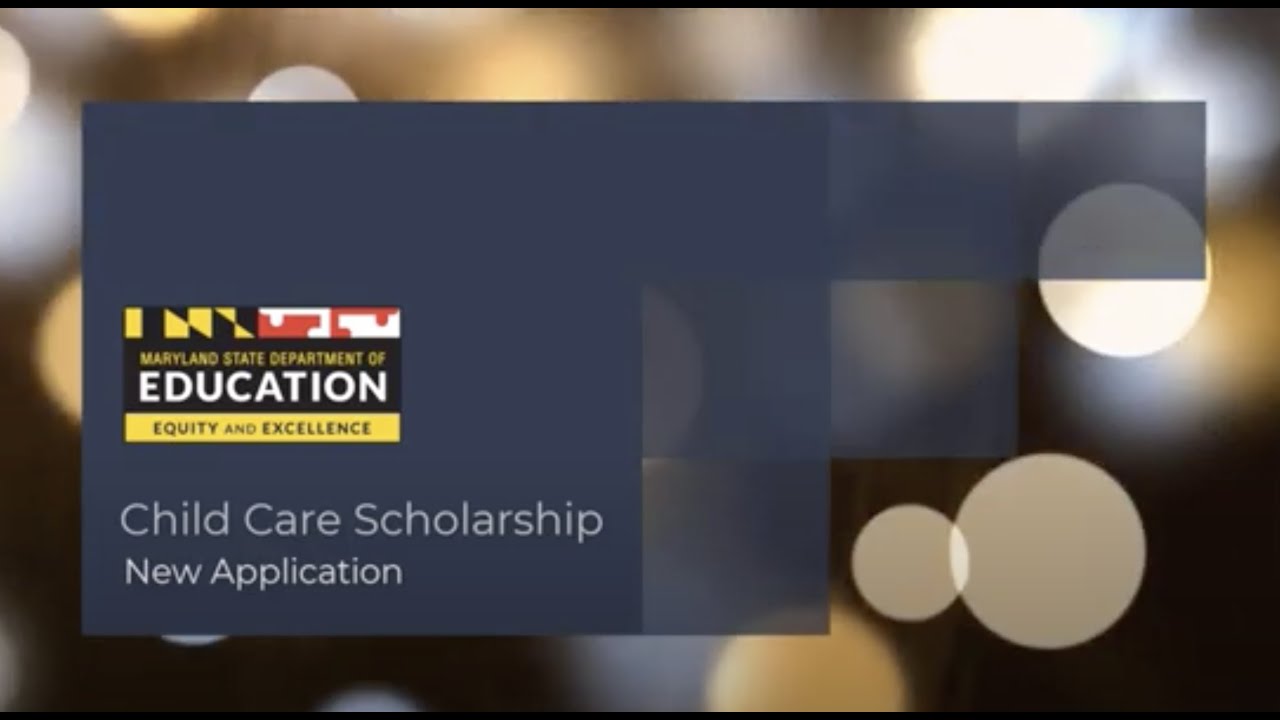 MSDE Scholarship Application Video