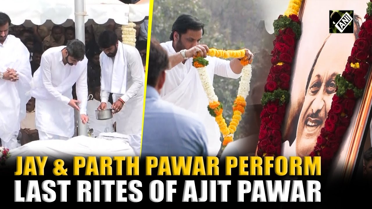 Ajit Pawar Passes Away: Son Jay Pawar performs last rites of Maharashtra Deputy CM