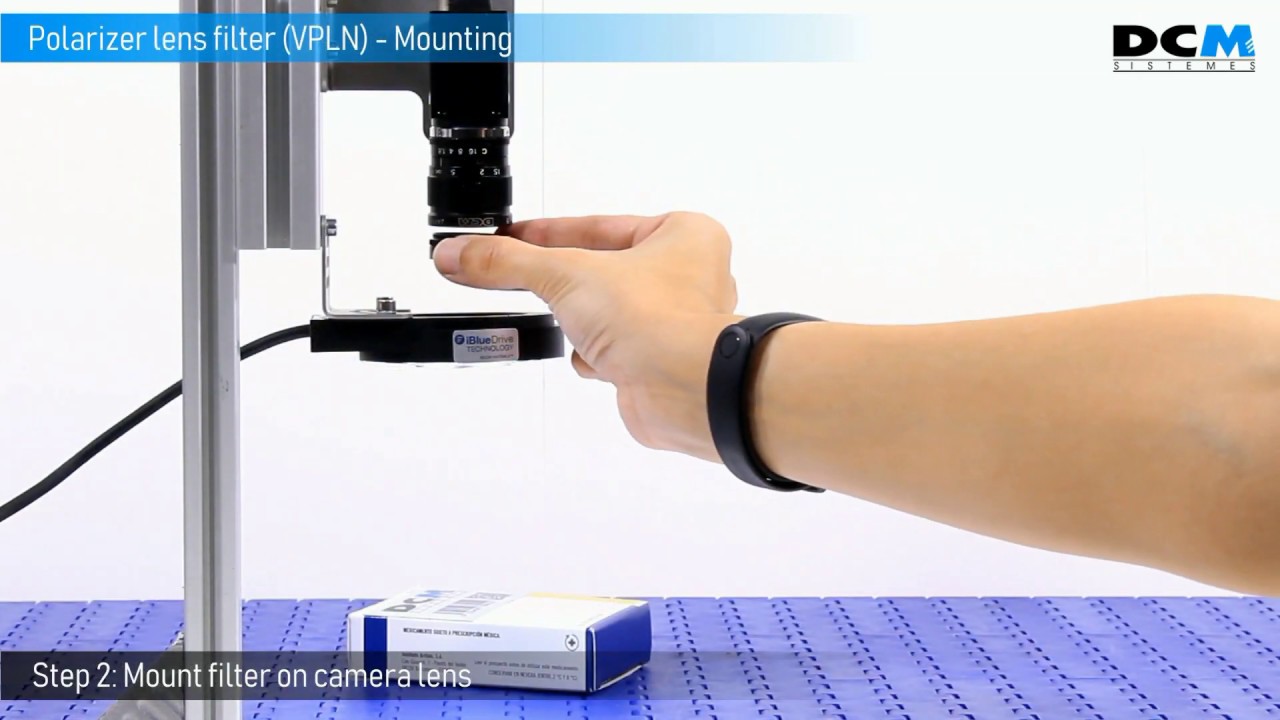 Polarizer filter & Antiglare filter. LED lighting  for machine vision