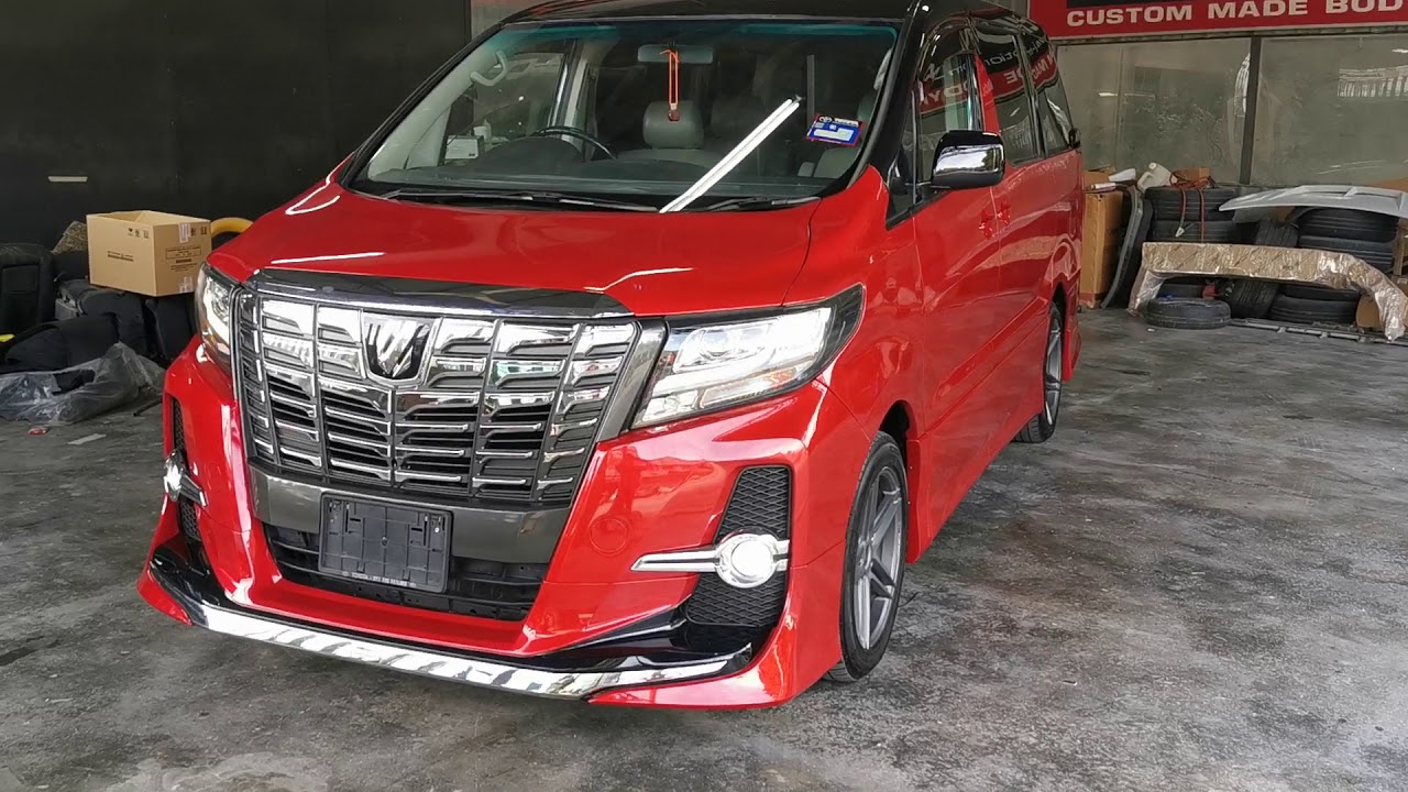 TOYOTA ALPHARD 2002-07 ANH10 CONVERT TO 2015-17 ANH30 ALPHARD (J-EMOTION DESIGN)