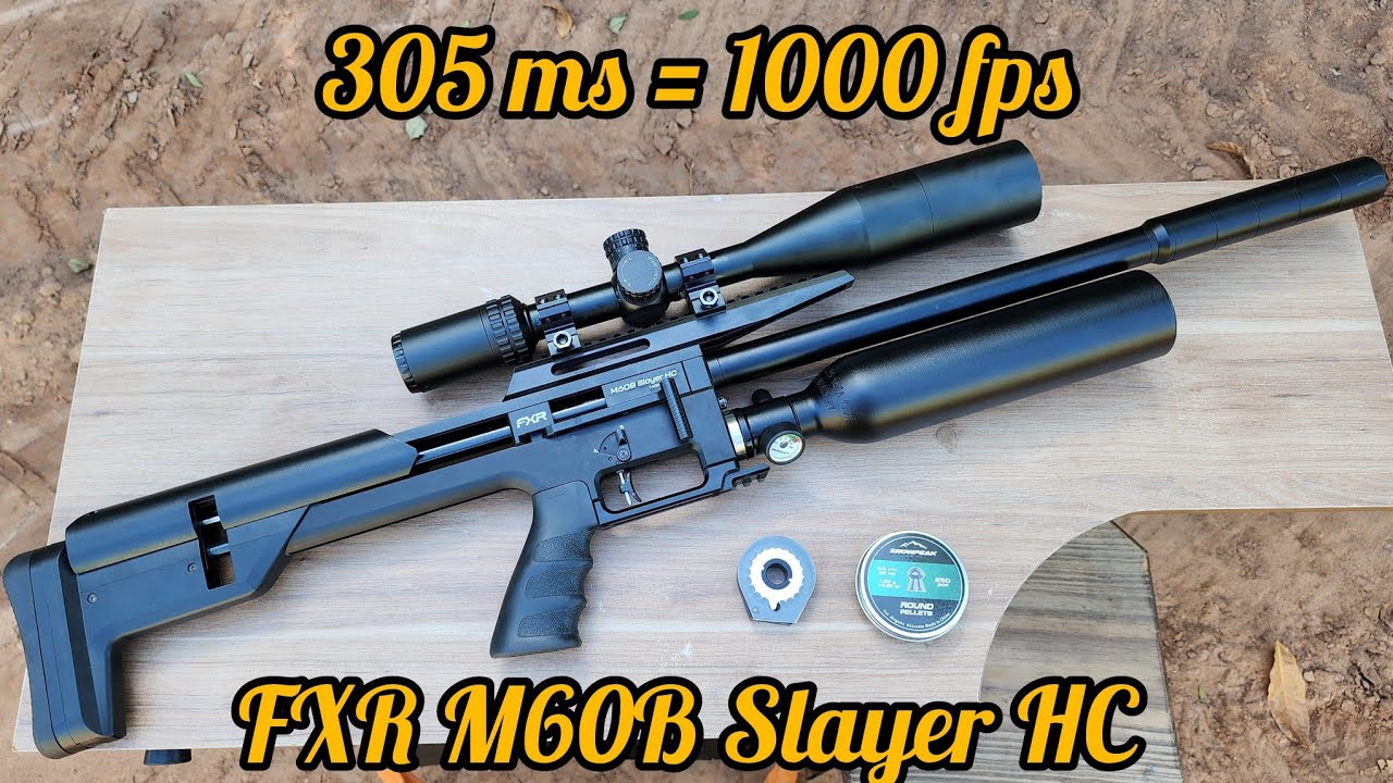 M60B SLAYER HC ARTEMIS 5.5 IMPORTAÇÃO FXR ARMAS COM AUTONOMIA MÉDIA DE 100 DISPAROS