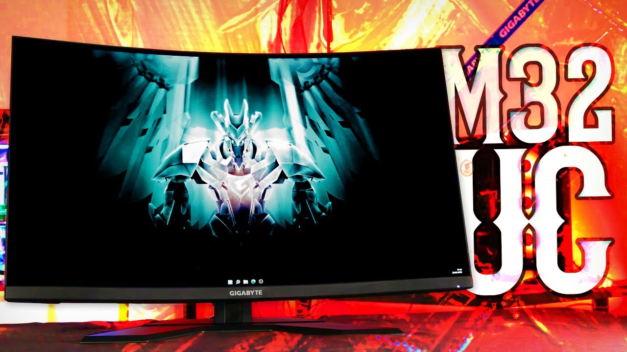 GIGABYTE (M32UC) 4K 144Hz w/ 160Hz OC HDR 1ms Curved Gaming Monitor