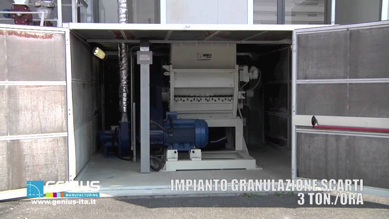 GENIUS SRL IMPIANTO GRANULAZIONE SCARTI