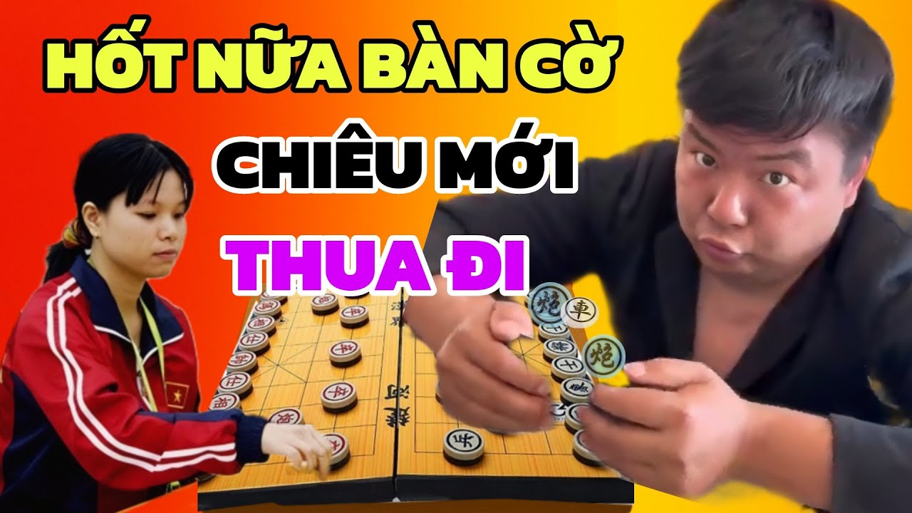 Cờ tướng - Trời ơi Ngô Lan Hương chạm trán MA CỜ một tay hốt nửa bàn cờ