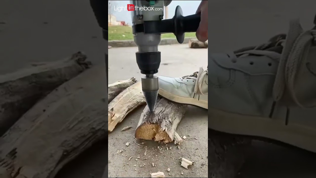 Drill Bit Hex Firewood Splitter-ZL