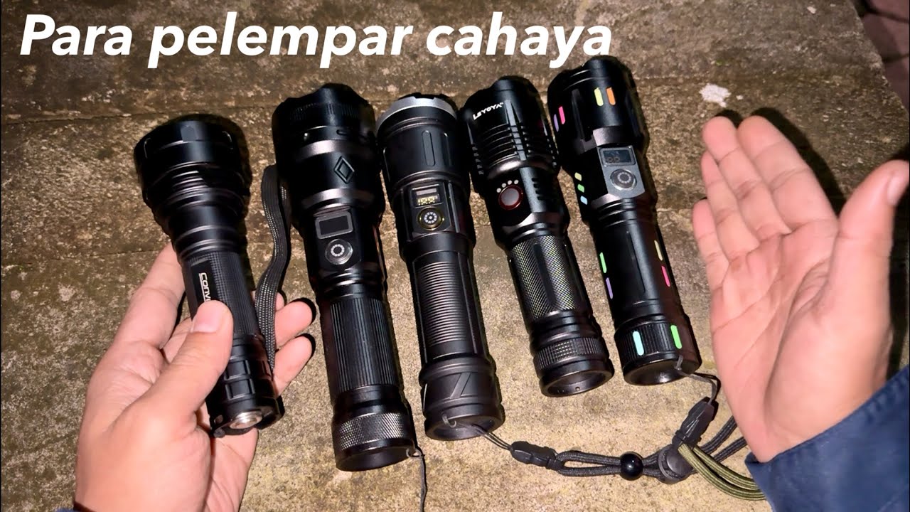 Convoy Z1 SST70 ditantang 4 senter zoom super terang