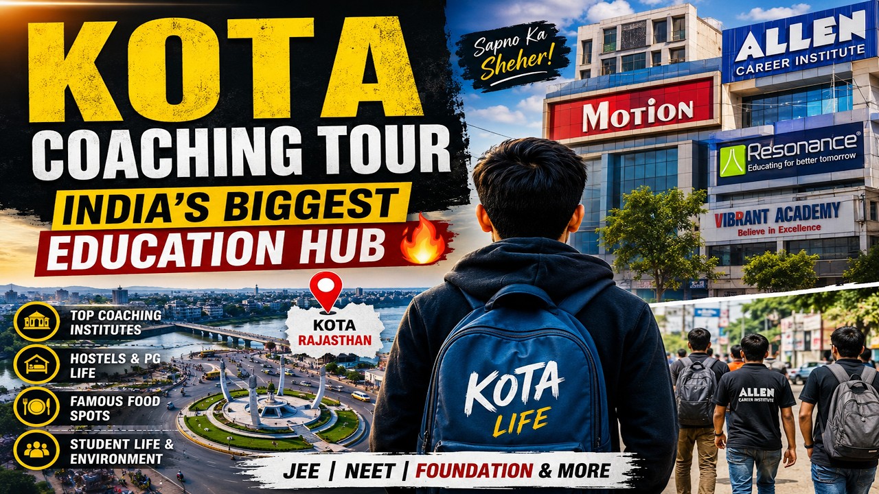 Kota Coaching Tour &ndash; India&rsquo;s Biggest Education Hub 🔥