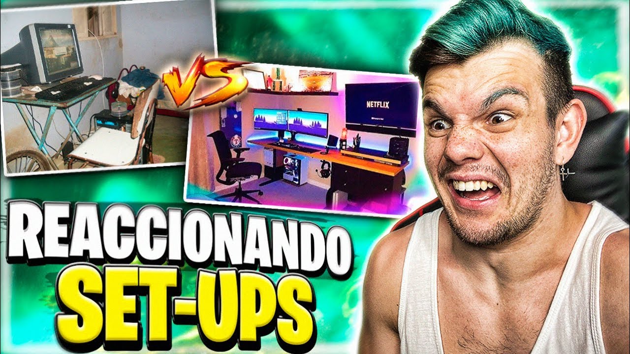 REACCIONANDO a los SET-UPS de MIS SUSCRIPTORES!! 🎮🔥 **Full RO&Ntilde;AOS Nivel Galaxy** 🪐