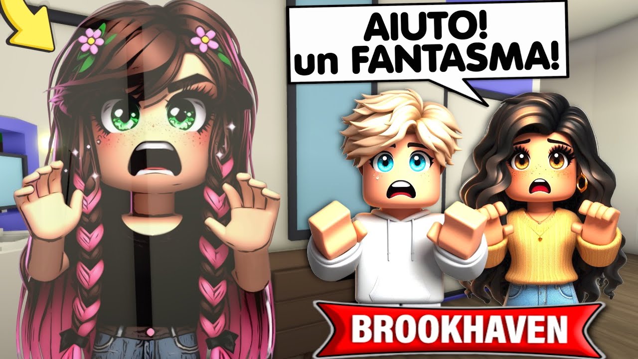 Divento INVISIBILE e SPAVENTO gli altri GIOCATORI su BROOKHAVEN ROBLOX 👻