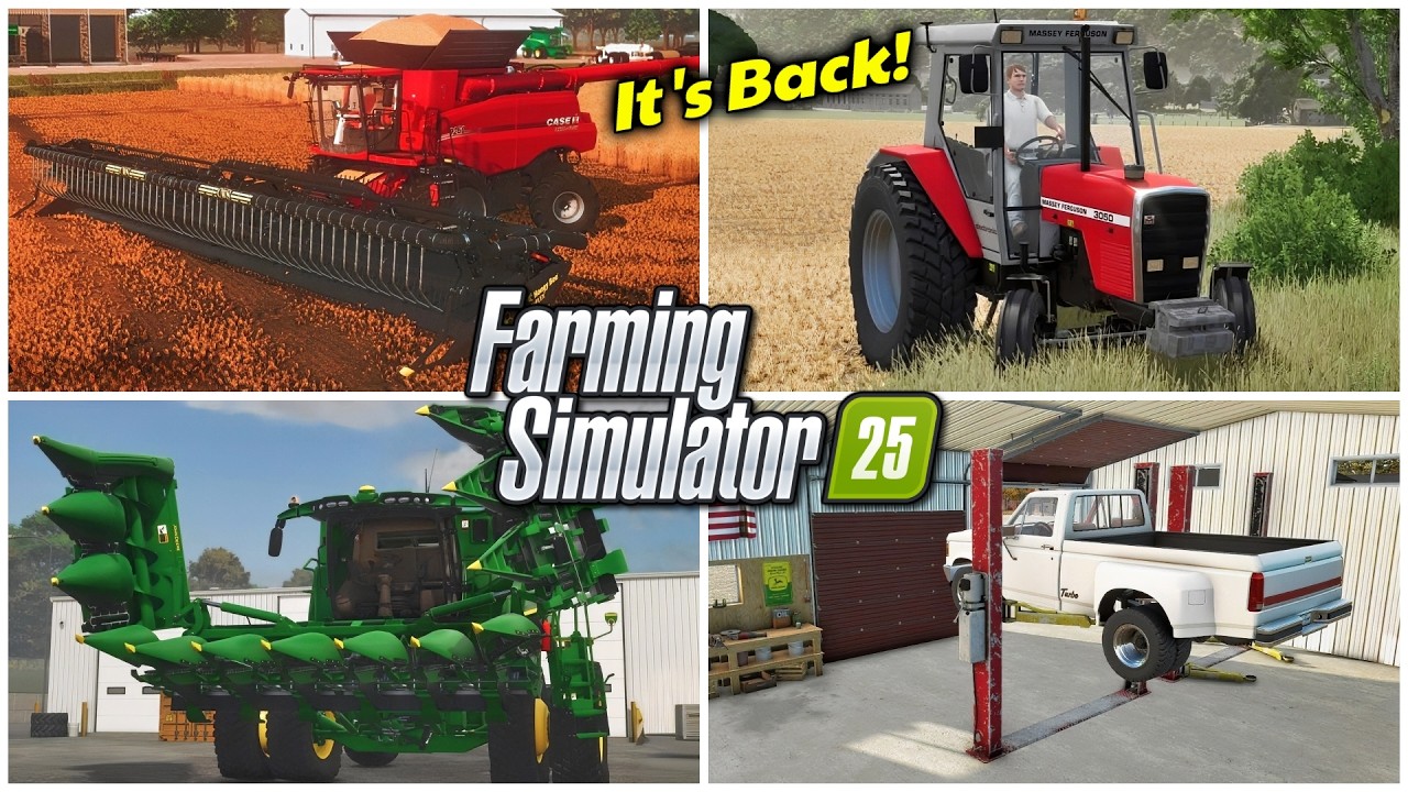 Новости Farm Sim &mdash; Case IH Axial Flow, MF3000, жатки для кукурузы от JHHG и многое другое! | Farm...
