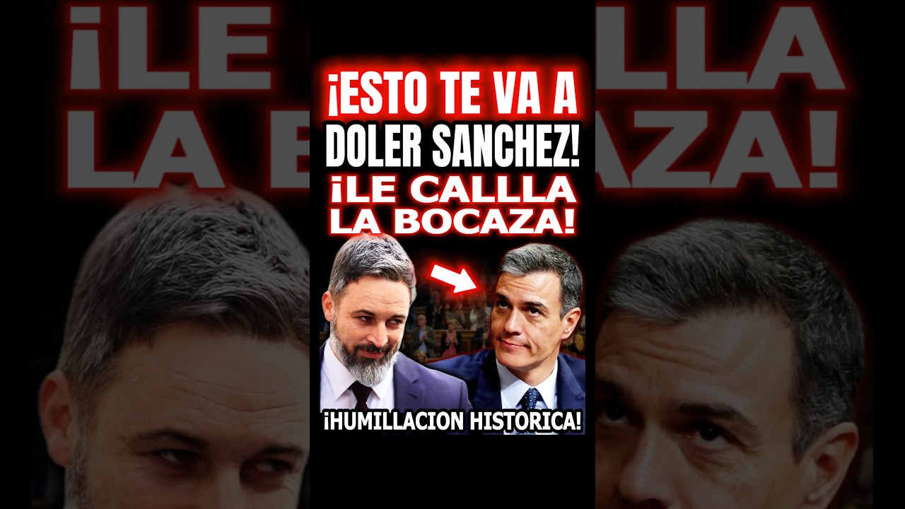 🛑 LA RESPUESTA DE ABASCAL QUE ATERRA A S&Aacute;NCHEZ Y AL PSOE