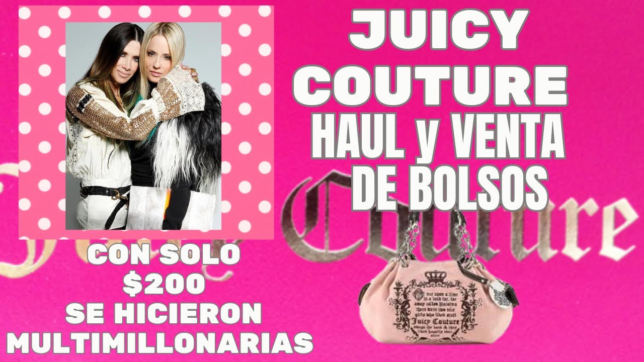 JUICY COUTURE HISTORIA Con solo $200 revolucionó la moda. HAUL Y VENTA de BOLSOS Y PERFUMES! 👛❤️‍🔥