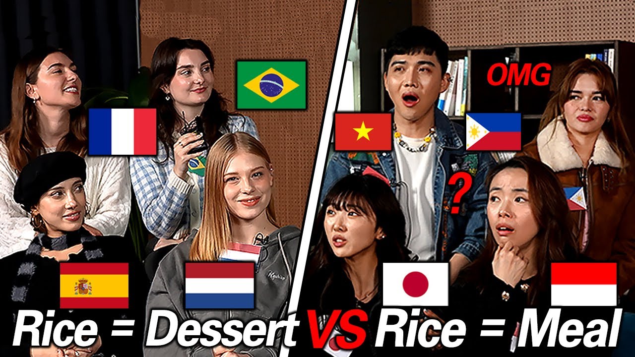 Asian Are Shocked By Western Rice Eating Method! l Cultural Differenecs between Asia and Western!
