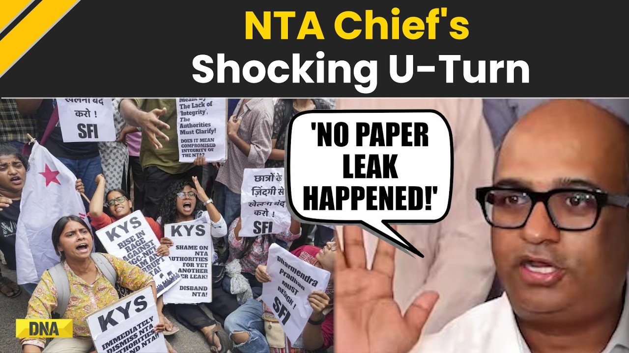 NEET UG Paper Leak: NTA Chief Denies Paper Leak, Says Only Certain Questions Were Out | Paper Leak