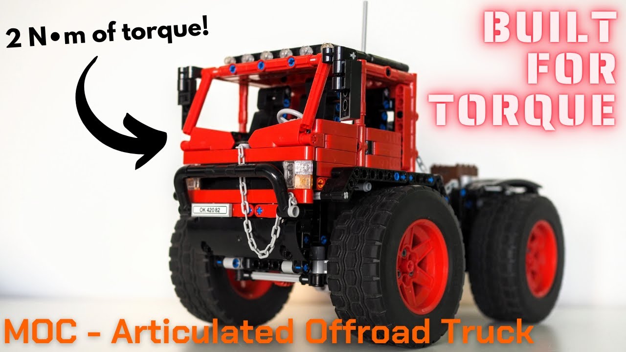 4x4 RC Articulated Trial Truck - Lego Technic MOC | +instructions