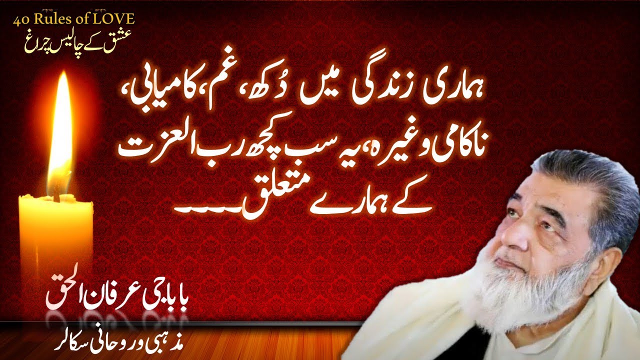 Hamari zindagi mai taraki nakami ezat zilat khushi gham sab Allah ki taraf  | irfan ul haq baba