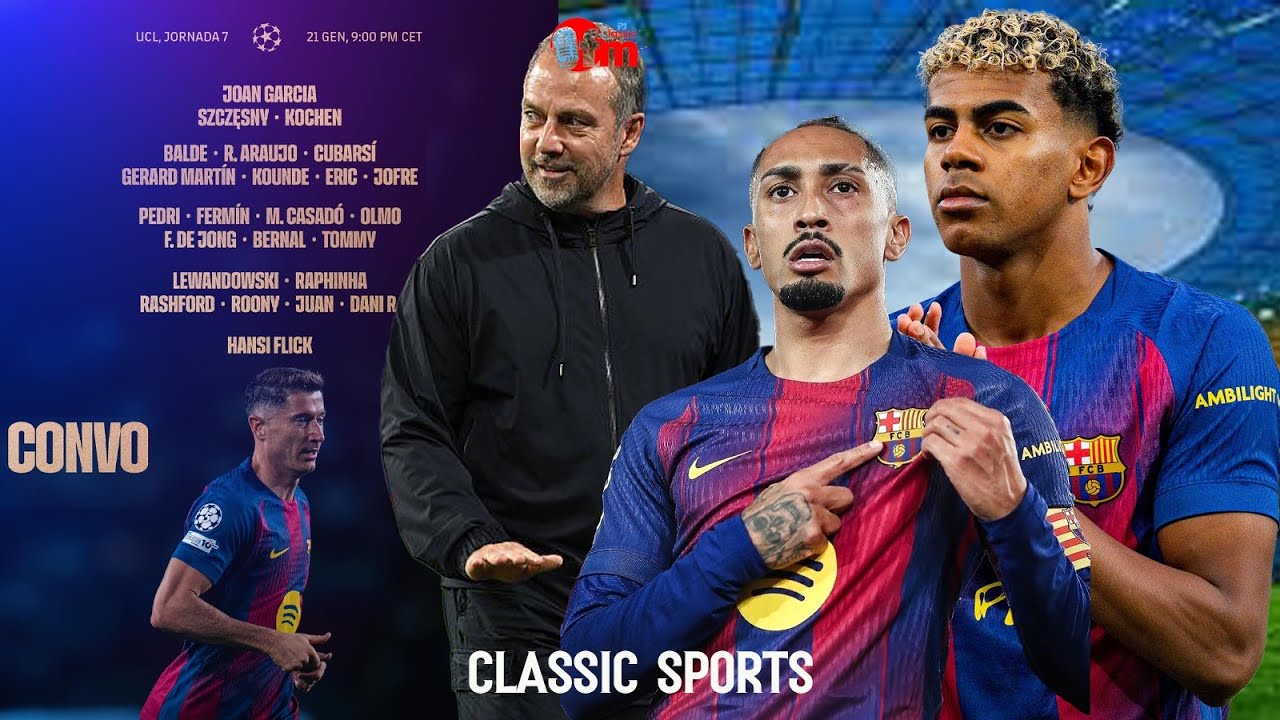 BARCELONA YAGARUTSE MURI UCL//FLICK ASABWA KUDAKORA IKOSA//LAMINE YAMAL NTAZA KUBA AHARI