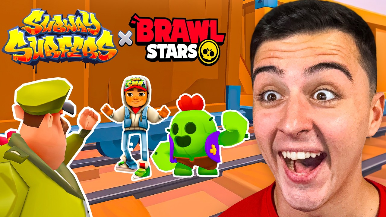 PRUEBO la COLABORACIÓN de BRAWL STARS en SUBWAY SURFERS! 😱🚨