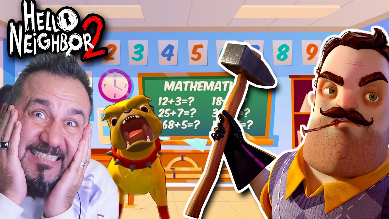 HELLO NEIGHBOR 2 OKULA DÖNÜŞ! GİZEMLİ SINIFLAR! | HELLO NEIGHBOR 2 OYNUYORUZ 10. bölüm