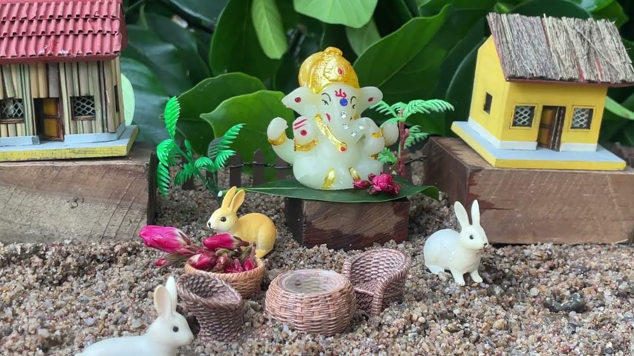 Tiny Traditions Begin 🪔 Miniature Setup ASMR | Relaxing Nature & Culture Sounds