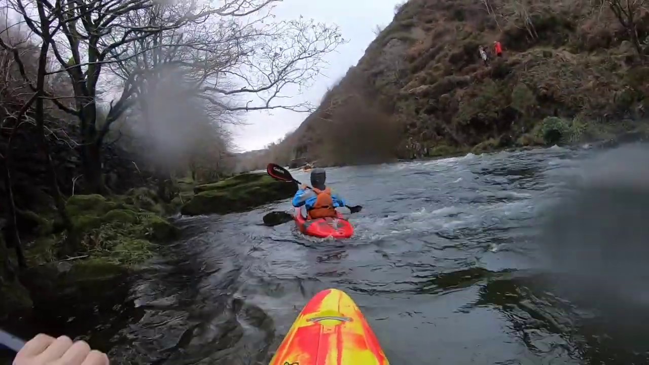 Kayaking Aberglaslyn Gorge North Wales
