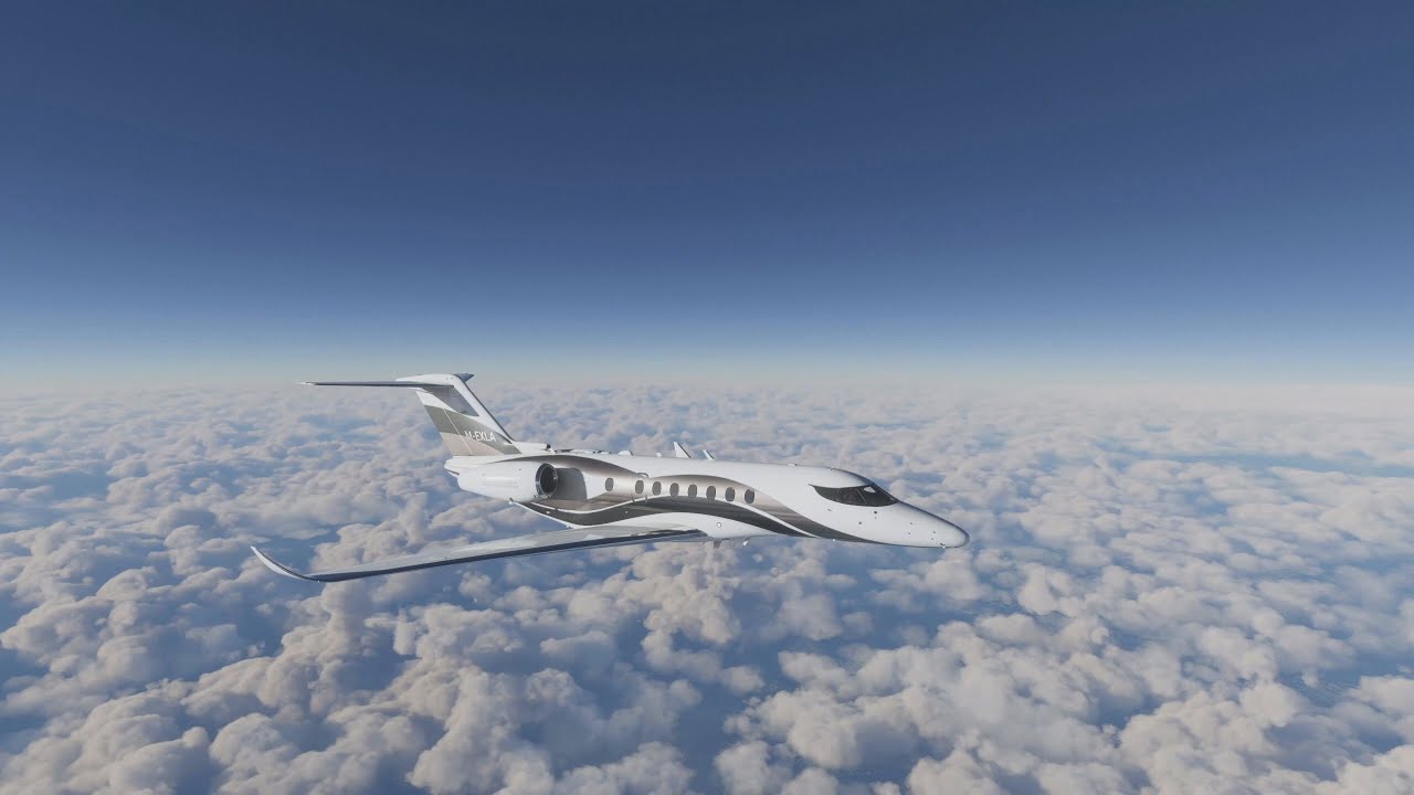 MSFS 2020 Full IFR Flight Cessna Citation Longitude KSEA to KJAC Including Cruise Timelapse!