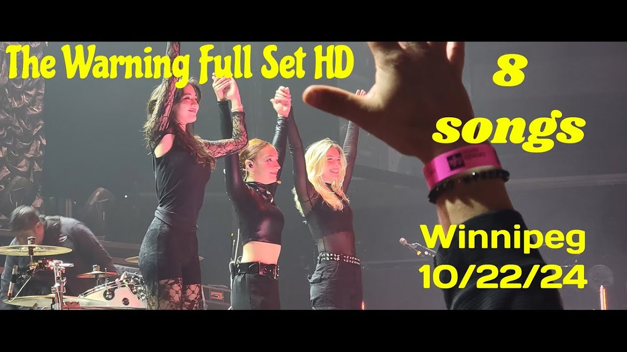 The Warning Live Full Show HD Winnipeg MB 10/22/24