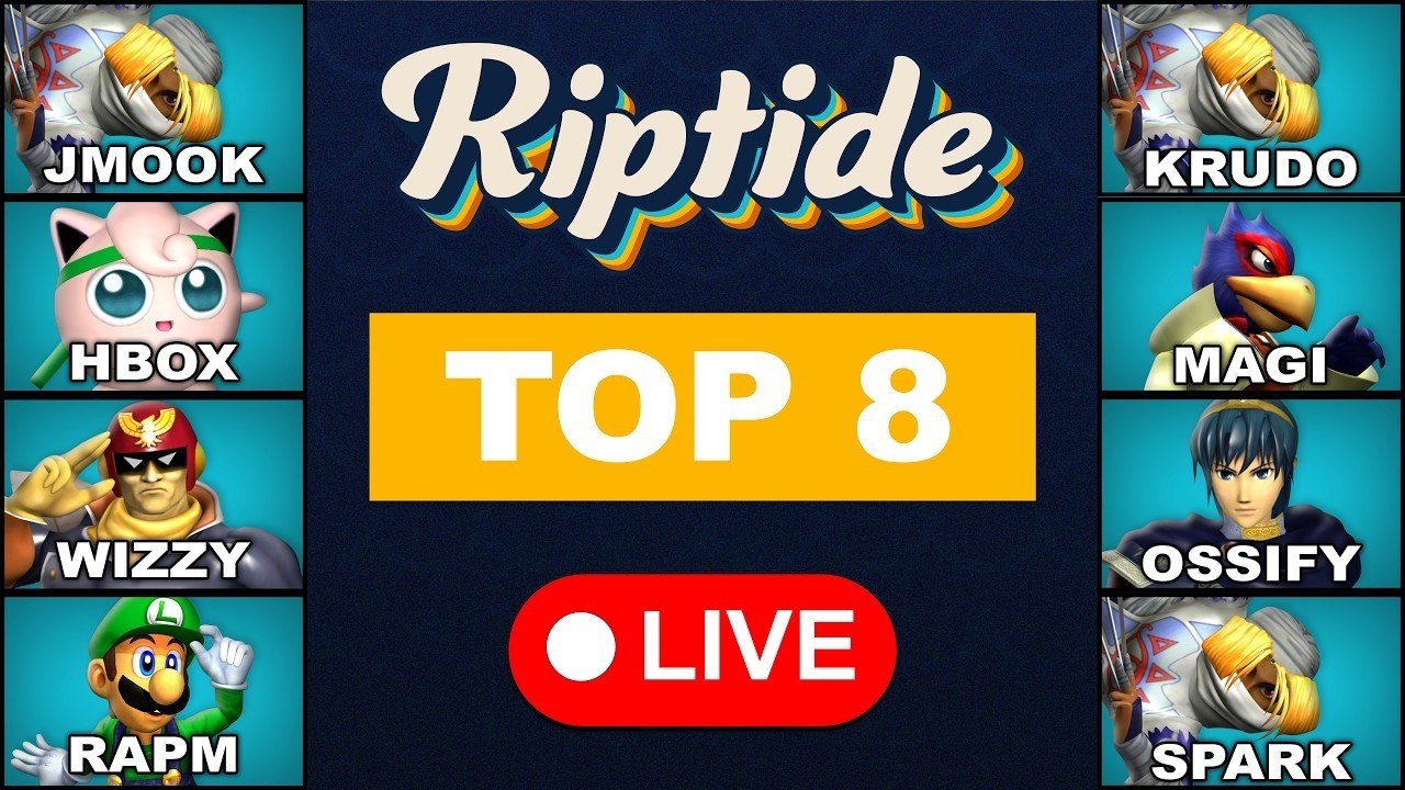Riptide 2026 | Day 3/3 | Smash Melee Top 8