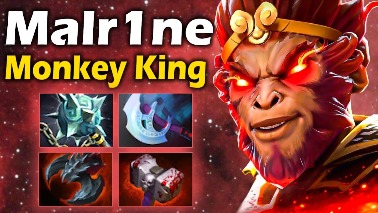 Малрин на МК не Оставил Шансов Противникам! - Malr1ne Monkey King 7.37 ДОТА 2