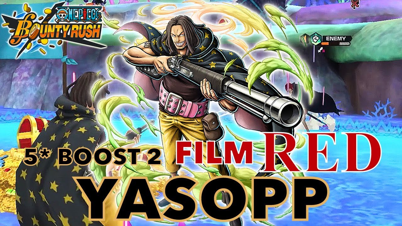 5⭐️ Film Red Yasopp(Brillant Defender!) SS League Gameplay | One Piece Bounty Rush