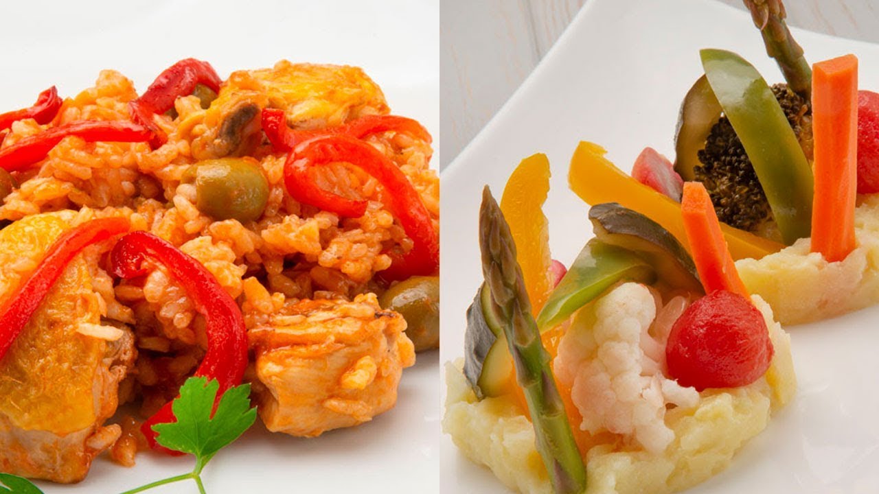 Arroz con pollo y verduras - Patatas aliñadas con encurtidos - Cocina Abierta de Karlos Arguiñano