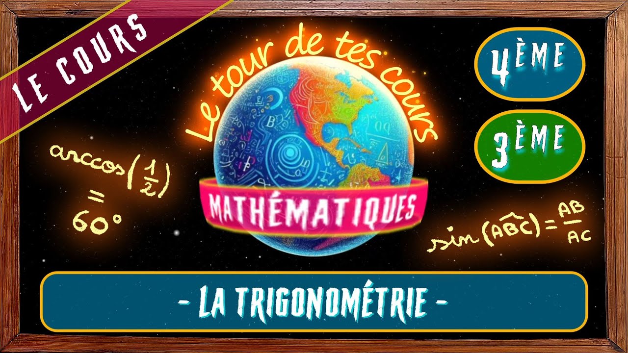 📐 La trigonométrie: tout comprendre en moins de 10 min ! ⏳