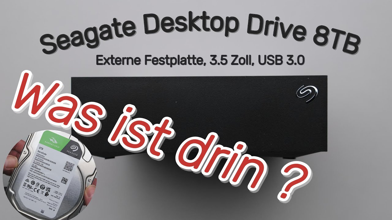 Seagate Desktop Drive 8 TB - Was wird eigentlich verbaut?