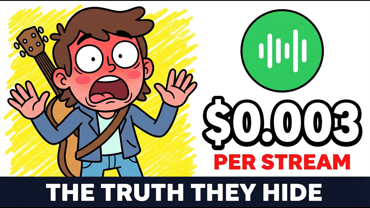 Why Spotify Only Pays Artists $0.003 Per Stream - The Complete $50 Billion Business Model Exposed.
