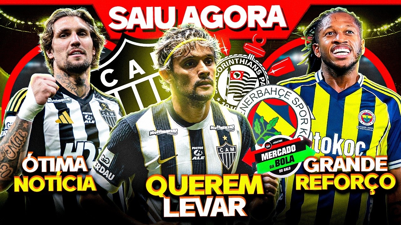 FRED É DO GALO? SCARPA NA MIRA DE GIGANTES! LYANCO: ÓTIMA NOTÍCIA E+ DO ATLÉTICO-MG