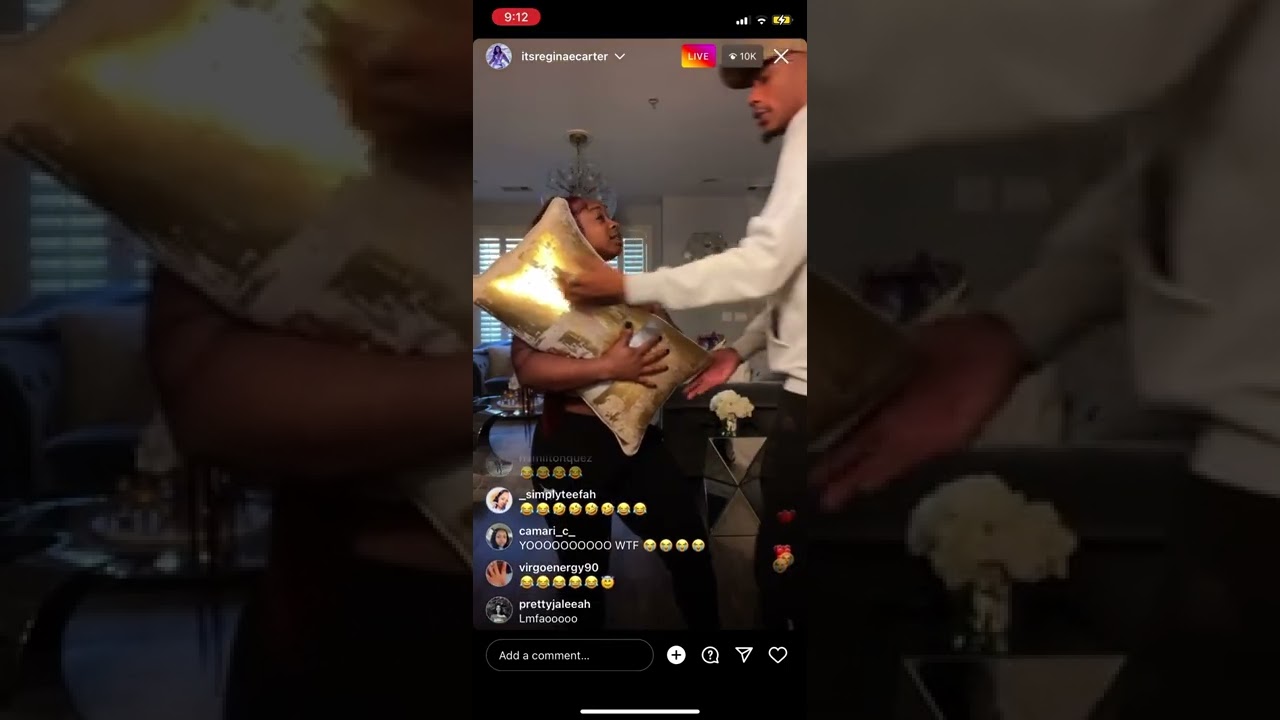 REGINAE AND ARMON ACTING ON IG LIVE🎬 | REGINAE DID THE JERRY SPRINGER  BABY MAMA RUN🏃🏾&zwj;♀️😂🤣