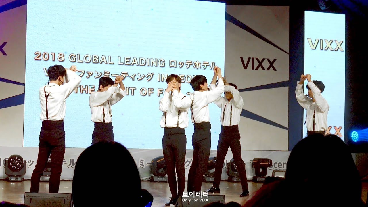 [4k] 180908 향(scentist) VIXX 2018 global leading lotte hottel fanmeeting in seoul