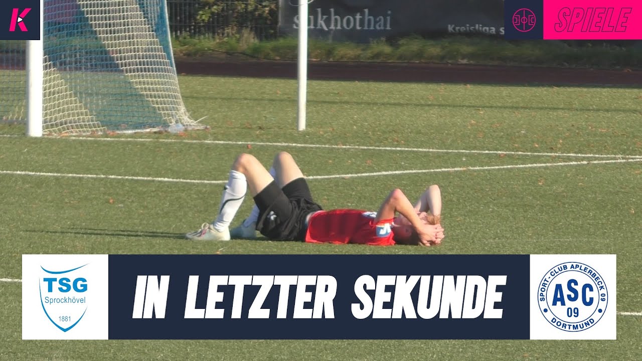 Last-Minute Wahnsinn im Spitzenspiel | TSG Sprockhövel - ASC 09 Dortmund (Oberliga Westfalen)