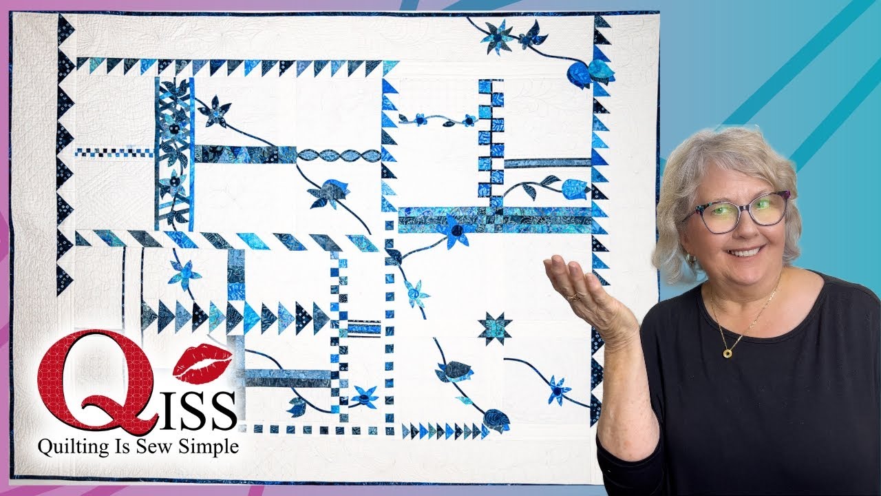 Finishing The Quilt! // Binding the Quilt // QISS EP21