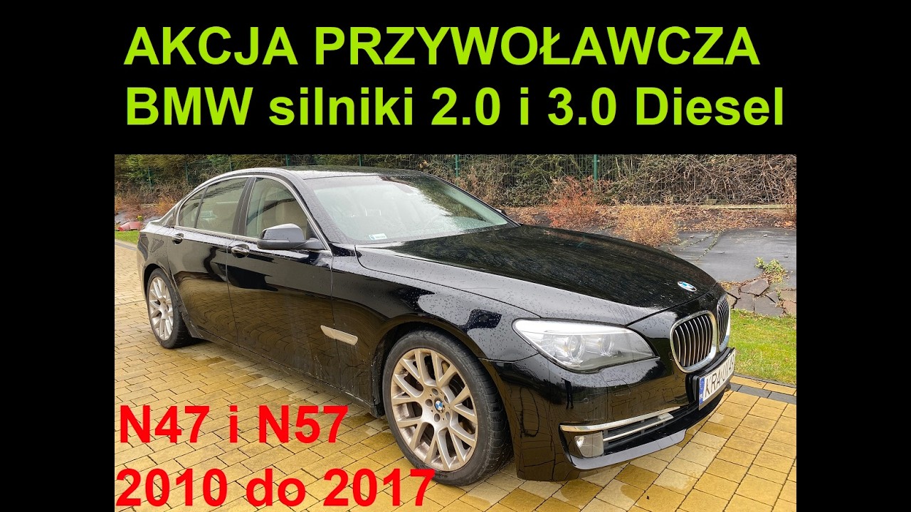 Akcja przywoławcza BMW chłodnica EGR w dieslach 2.0 i 3.0 [2026]