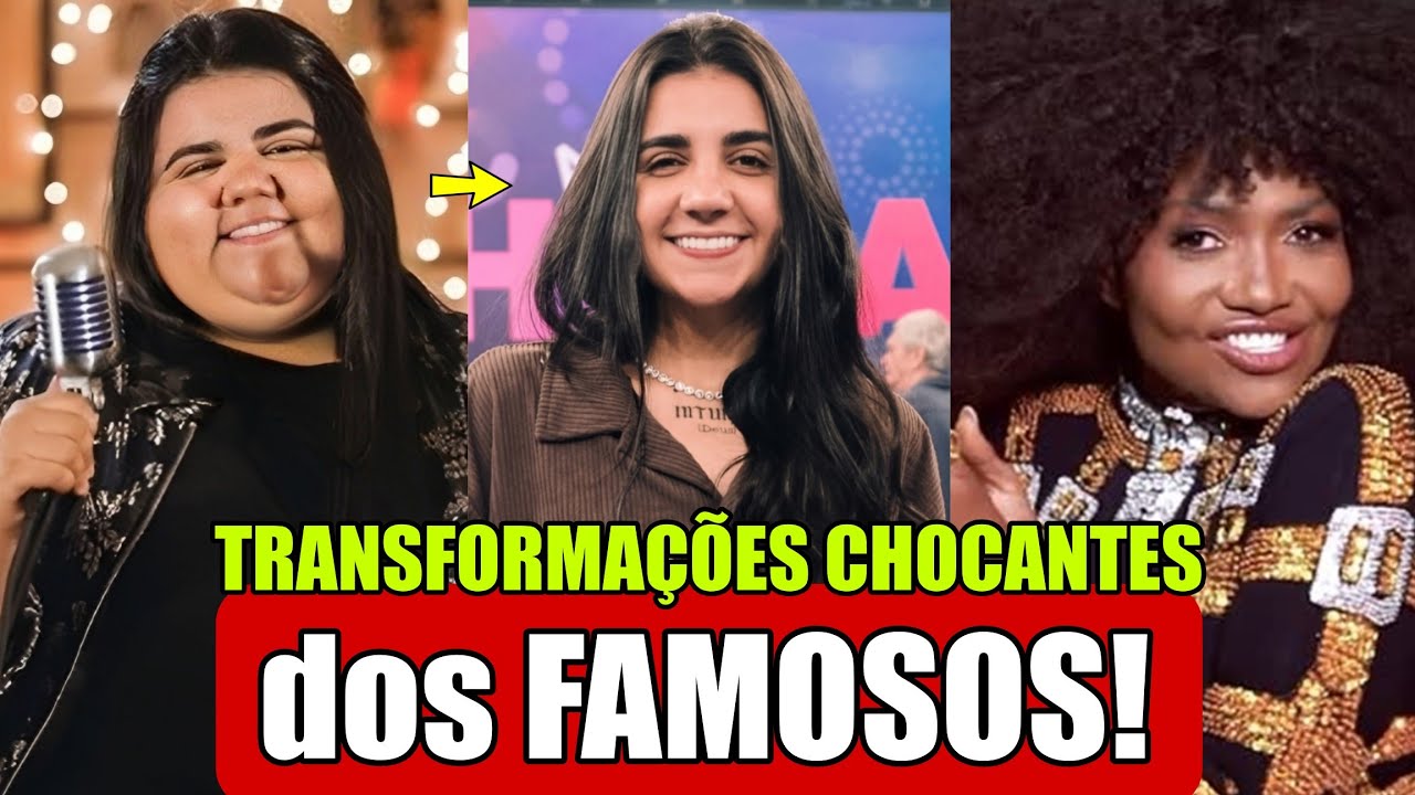 7 TRANSFORMAÇÕES MAIS CHOCANTES dos FAMOSOS #2 