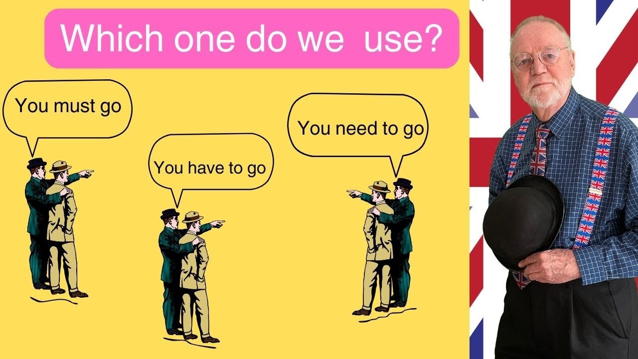 How to use must, have to, and need