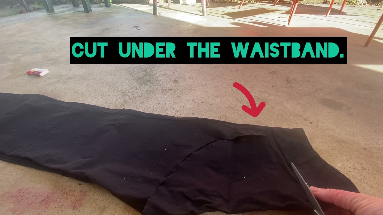 How to make a pair of chaps out of an old pair of pants￼