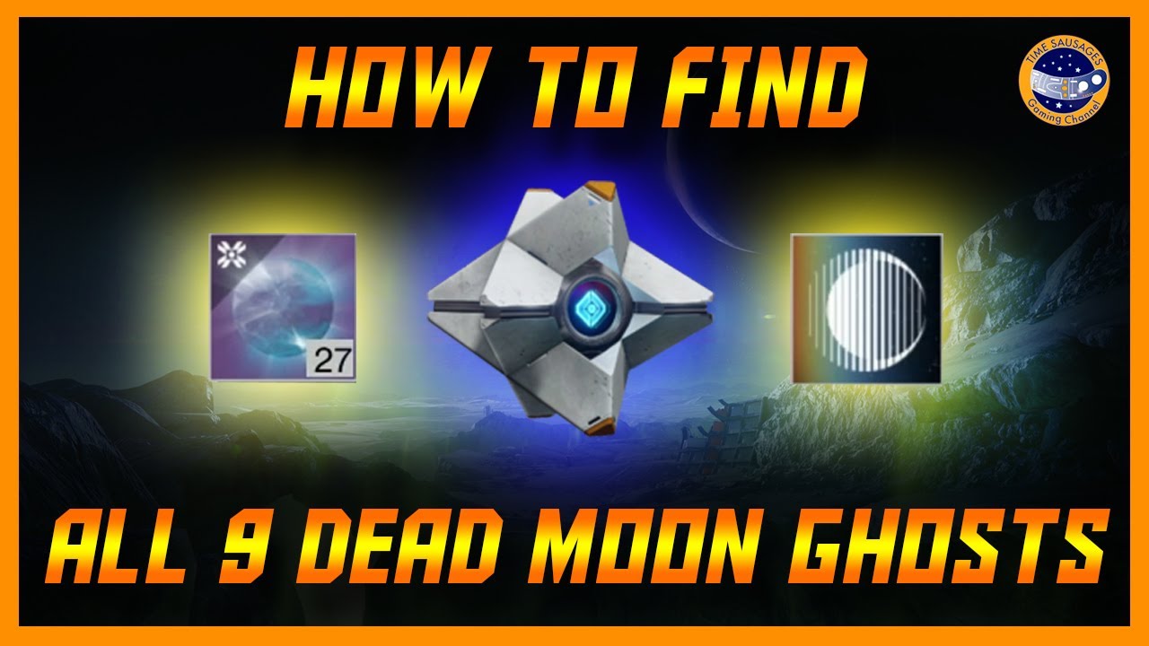 Destiny 2 - How To Get All Lost Dead Ghosts! Rare Lunar Memorium Emblem! Moon Loot!